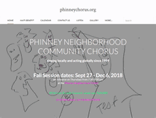 Tablet Screenshot of phinneychorus.org